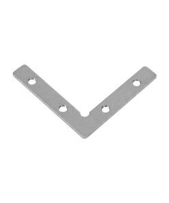 GLOBOSTAR® LUMILINE 61783 Σύνδεσμος Γ Επέκτασης Προφίλ Αλουμινίου – Ασημί – Μ4.6 x Π0.8 x Υ4.6cm