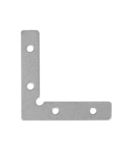 GLOBOSTAR® BRIGHTRAIL 61784 Σύνδεσμος Γ Επέκτασης Προφίλ Αλουμινίου – Ασημί – Μ4.8 x Π1 x Υ4.8cm