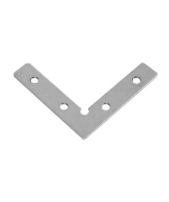 GLOBOSTAR® BRIGHTRAIL 61784 Σύνδεσμος Γ Επέκτασης Προφίλ Αλουμινίου – Ασημί – Μ4.8 x Π1 x Υ4.8cm