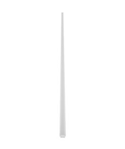 GLOBOSTAR® ALP-LINEAR RECESSA 61785-3M Χωνευτό Προφίλ Αλουμινίου με Λευκό Γαλακτερό Πατητό Κάλυμμα για Ταινίες LED IP20 – Λεικό Ματ – Μ300 x Π3.5 x Υ4cm