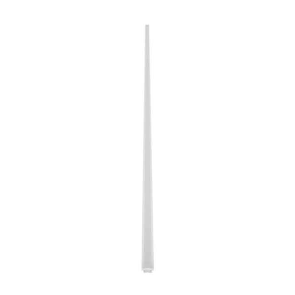 GLOBOSTAR® ALP-LINEAR RECESSA 61785-3M Χωνευτό Προφίλ Αλουμινίου με Λευκό Γαλακτερό Πατητό Κάλυμμα για Ταινίες LED IP20 – Λεικό Ματ – Μ300 x Π3.5 x Υ4cm