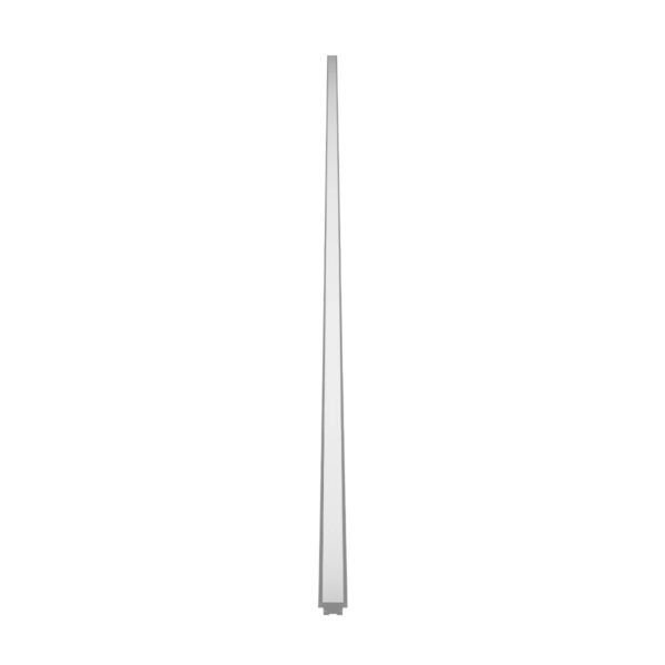 GLOBOSTAR® ALP-LINEAR RECESSA 61787-3M Χωνευτό Προφίλ Αλουμινίου με Λευκό Γαλακτερό Πατητό Κάλυμμα για Ταινίες LED IP20 – Γκρι Ανθρακί Ματ – Μ300 x Π3.5 x Υ4cm