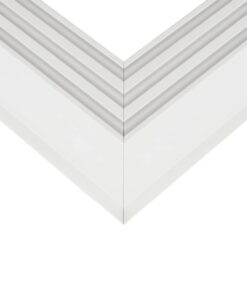 GLOBOSTAR® ALP-CORNER-SIDE90 RECESSA 61788 Χωνευτό Προφίλ Αλουμινίου Γωνία με Λευκό Γαλακτερό Πατητό Κάλυμμα για Ταινίες LED IP20 – Λευκό Ματ – Μ30 x Π3.5 x Υ4cm