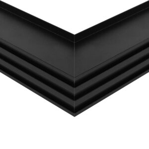GLOBOSTAR® ALP-CORNER-IN90 RECESSA 61792 Χωνευτό Προφίλ Αλουμινίου Γωνία με Λευκό Γαλακτερό Πατητό Κάλυμμα για Ταινίες LED IP20 – Μαύρο Ματ – Μ30 x Π3.5 x Υ4cm