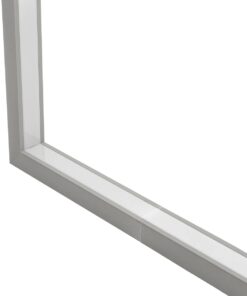 GLOBOSTAR® ALP-CORNER-IN90 RECESSA 61793 Χωνευτό Προφίλ Αλουμινίου Γωνία με Λευκό Γαλακτερό Πατητό Κάλυμμα για Ταινίες LED IP20 – Γκρι Ανθρακί Ματ – Μ30 x Π3.5 x Υ4cm