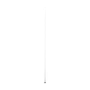 GLOBOSTAR® ALP-LINEAR GLOWTRACK 61796-3M Επιφανειακό Προφίλ Αλουμινίου με Λευκό Γαλακτερό Πατητό Κάλυμμα για Ταινίες LED IP20 – Λευκό Ματ – Μ300 x Π2 x Υ2cm – Πακέτο 5 Τεμαχίων