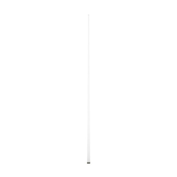 GLOBOSTAR® ALP-LINEAR GLOWTRACK 61796-3M Επιφανειακό Προφίλ Αλουμινίου με Λευκό Γαλακτερό Πατητό Κάλυμμα για Ταινίες LED IP20 – Λευκό Ματ – Μ300 x Π2 x Υ2cm – Πακέτο 5 Τεμαχίων