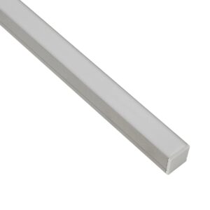 GLOBOSTAR® ALP-LINEAR GLOWTRACK 61798-3M Επιφανειακό Προφίλ Αλουμινίου με Λευκό Γαλακτερό Πατητό Κάλυμμα για Ταινίες LED IP20 – Γκρι Ανθρακί Ματ – Μ300 x Π2 x Υ2cm – Πακέτο 5 Τεμαχίων