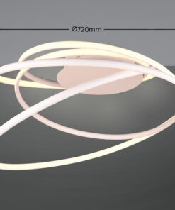 Trio Lighting NALA – 644310131 Φωτιστικό Οροφής LED 57W 6800lm Step Dimmable CCT Λευκό Ματ
