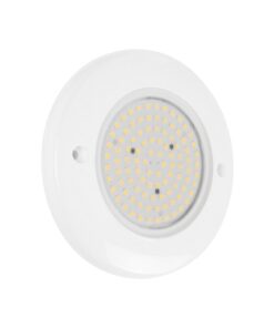 GLOBOSTAR® POOLARTY 61716 Υποβρύχιο Φωτιστικό για Σιντριβάνια/Πισίνες LED 8W 600lm 120° DC 12V Αδιάβροχο IP68 Θερμό Λευκό 2700K Dimmable – Bridgelux SMD Chip – 1m VDE Rubber Καλώδιο – Μ13 x Π13 x Υ2cm – 3 Χρόνια Εγγύηση