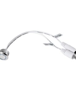 GLOBOSTAR® BUTTON 70793 Φωτιζόμενος Χωνευτός Διακόπτης Αφής On/Off & Push Dimming LED DC 12-24V 1 x 4A 96W Max IP20 Μπλε – Μ2 x Π2 x Υ1.2cm – 2 Χρόνια Εγγύηση