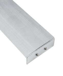 GLOBOSTAR® ALP-WALL-UPDOWN CONCEALED 70844-1M Επιφανειακό Προφίλ Αλουμινίου Ειδικό για Δημιουργία Κρυφού Φωτισμού Up & Down με Λευκό Γαλακτερό Πατητό Κάλυμμα για Ταινίες LED IP20 – Ασημί & Λευκό – Μ100 x Π5 x Υ1.7cm