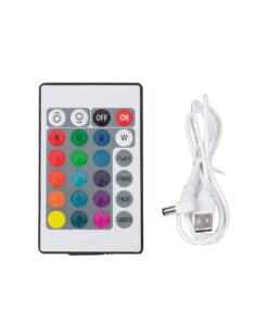 GLOBOSTAR® AQUAGLOW 71473 Μοντέρνο Φωτιστικό Κήπου Μπάλα με IR Ασύρματο Χειριστήριο LED 3W 240lm 360° DC 5V με USB-C με Επαναφορτιζόμενη Μπαταρία Li-ion 3.7V 2×18650 1400mAh Αδιάβροχο IP54 Πολύχρωμο RGBW Dimmable – Sanan SMD Chip – Γαλακτερό Λευκό – Μ15 x Π15 x Υ15cm – 2 Χρόνια Εγγύηση