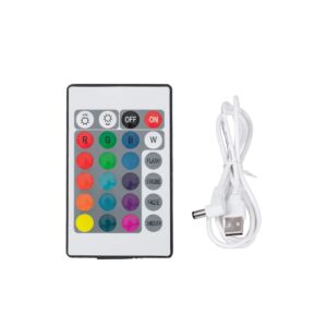 GLOBOSTAR® AQUAGLOW 71473 Μοντέρνο Φωτιστικό Κήπου Μπάλα με IR Ασύρματο Χειριστήριο LED 3W 240lm 360° DC 5V με USB-C με Επαναφορτιζόμενη Μπαταρία Li-ion 3.7V 2×18650 1400mAh Αδιάβροχο IP54 Πολύχρωμο RGBW Dimmable – Sanan SMD Chip – Γαλακτερό Λευκό – Μ15 x Π15 x Υ15cm – 2 Χρόνια Εγγύηση