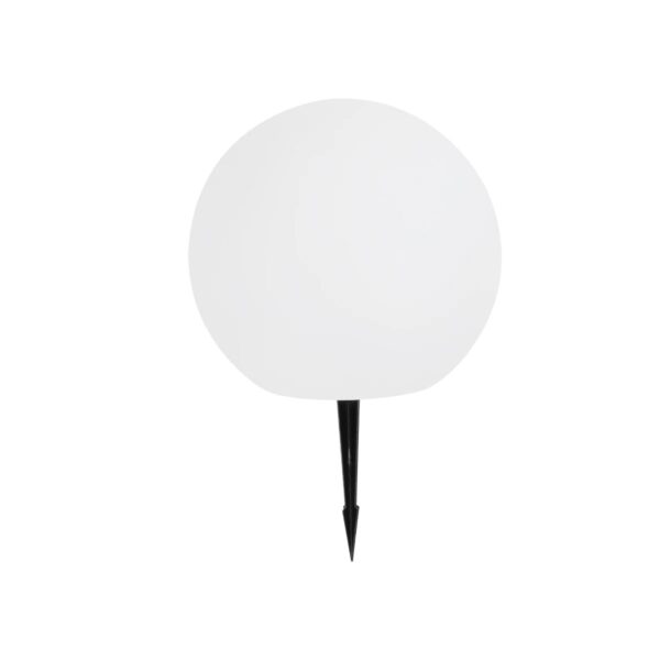 GLOBOSTAR® AQUAGLOW 71474 Μοντέρνο Φωτιστικό Κήπου Μπάλα με IR Ασύρματο Χειριστήριο LED 3W 240lm 360° DC 5V με USB-C με Ενσωματωμένο Φωτοβολταϊκό Panel 6V 1W & Επαναφορτιζόμενη Μπαταρία Li-ion 3.7V 2×18650 1400mAh Αδιάβροχο IP54 Πολύχρωμο RGBW Dimmable – Sanan SMD Chip – Γαλακτερό Λευκό – Μ25 x Π25 x Υ25cm – 2 Χρόνια Εγγύηση