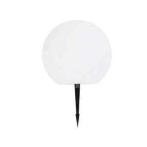 GLOBOSTAR® AQUAGLOW 71474 Μοντέρνο Φωτιστικό Κήπου Μπάλα με IR Ασύρματο Χειριστήριο LED 3W 240lm 360° DC 5V με USB-C με Ενσωματωμένο Φωτοβολταϊκό Panel 6V 1W & Επαναφορτιζόμενη Μπαταρία Li-ion 3.7V 2×18650 1400mAh Αδιάβροχο IP54 Πολύχρωμο RGBW Dimmable – Sanan SMD Chip – Γαλακτερό Λευκό – Μ25 x Π25 x Υ25cm – 2 Χρόνια Εγγύηση