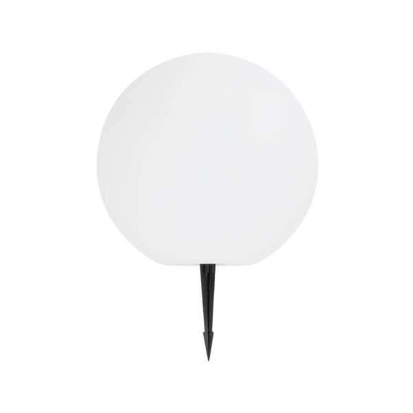 GLOBOSTAR® AQUAGLOW 71475 Μοντέρνο Φωτιστικό Κήπου Μπάλα με IR Ασύρματο Χειριστήριο LED 5W 400lm 360° DC 5V με USB-C με Ενσωματωμένο Φωτοβολταϊκό Panel 6V 1.5W & Επαναφορτιζόμενη Μπαταρία Li-ion 3.7V 3×18650 1800mAh Αδιάβροχο IP54 Πολύχρωμο RGBW Dimmable – Sanan SMD Chip – Γαλακτερό Λευκό – Μ35 x Π35 x Υ35cm – 2 Χρόνια Εγγύηση