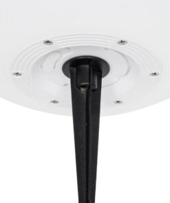 GLOBOSTAR® AQUAGLOW 71475 Μοντέρνο Φωτιστικό Κήπου Μπάλα με IR Ασύρματο Χειριστήριο LED 5W 400lm 360° DC 5V με USB-C με Ενσωματωμένο Φωτοβολταϊκό Panel 6V 1.5W & Επαναφορτιζόμενη Μπαταρία Li-ion 3.7V 3×18650 1800mAh Αδιάβροχο IP54 Πολύχρωμο RGBW Dimmable – Sanan SMD Chip – Γαλακτερό Λευκό – Μ35 x Π35 x Υ35cm – 2 Χρόνια Εγγύηση