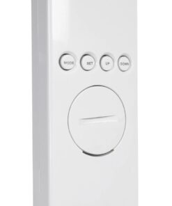 GLOBOSTAR® ZENTIME 76554 Μοντέρνο Επιτραπέζιο Φωτιστικό Γραφείου με Ασύρματη Φόρτιση 15W 3A & Ψηφιακό Ρολόι LED 3.5W 350lm 120° DC 5V με USB-C IP20 Ρυθμιζόμενο Λευκό CCT με Αφή 2700K/4500K/6000K Dimmable – Sanan SMD Chip – Μαύρο – Μ19.5 x Π14.5 x Υ38.8cm – 2 Χρόνια Εγγύηση