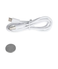 GLOBOSTAR® ZENTIME 76554 Μοντέρνο Επιτραπέζιο Φωτιστικό Γραφείου με Ασύρματη Φόρτιση 15W 3A & Ψηφιακό Ρολόι LED 3.5W 350lm 120° DC 5V με USB-C IP20 Ρυθμιζόμενο Λευκό CCT με Αφή 2700K/4500K/6000K Dimmable – Sanan SMD Chip – Μαύρο – Μ19.5 x Π14.5 x Υ38.8cm – 2 Χρόνια Εγγύηση