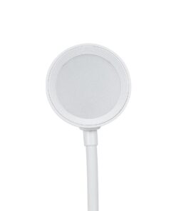 GLOBOSTAR® OLDY 76557 Μοντέρνο Επιτραπέζιο Φωτιστικό Γραφείου με Ασύρματη Φόρτιση 15W 3A, 5W Bluetooth Ηχείο & Ψηφιακό Ρολόι LED 3W 300lm 120° DC 5V με USB-C IP20 Ρυθμιζόμενο Λευκό CCT με Αφή 2700K/4500K/6000K Dimmable – Sanan SMD Chip – Λευκό – Μ13 x Π25 x Υ43cm – 2 Χρόνια Εγγύηση