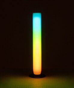 GLOBOSTAR® DIGICOLUMN 76562 Μοντέρνο Επιτραπέζιο Γραμμικό Ψηφιακό Φωτιστικό Digital Pixel Symphony Bar με WiFi Εφαρμογή LED 1.5W 90lm 120° DC 5V με USB-C & Επαναφορτιζόμενη Μπαταρία LiPo 601045 3.7V 280mAh IP20 Πολύχρωμο RGB Dimmable – Μαύρο – Μ5.6 x Π5.6 x Υ21.1cm – 2 Χρόνια Εγγύηση