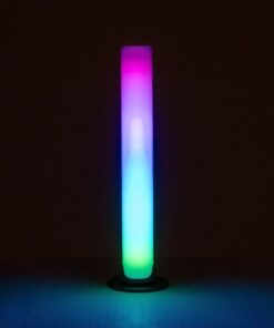 GLOBOSTAR® DIGICOLUMN 76562 Μοντέρνο Επιτραπέζιο Γραμμικό Ψηφιακό Φωτιστικό Digital Pixel Symphony Bar με WiFi Εφαρμογή LED 1.5W 90lm 120° DC 5V με USB-C & Επαναφορτιζόμενη Μπαταρία LiPo 601045 3.7V 280mAh IP20 Πολύχρωμο RGB Dimmable – Μαύρο – Μ5.6 x Π5.6 x Υ21.1cm – 2 Χρόνια Εγγύηση