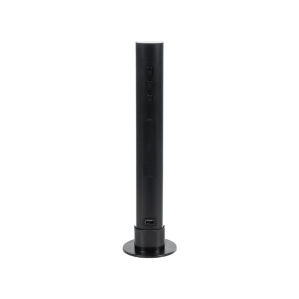 GLOBOSTAR® DIGICOLUMN 76562 Μοντέρνο Επιτραπέζιο Γραμμικό Ψηφιακό Φωτιστικό Digital Pixel Symphony Bar με WiFi Εφαρμογή LED 1.5W 90lm 120° DC 5V με USB-C & Επαναφορτιζόμενη Μπαταρία LiPo 601045 3.7V 280mAh IP20 Πολύχρωμο RGB Dimmable – Μαύρο – Μ5.6 x Π5.6 x Υ21.1cm – 2 Χρόνια Εγγύηση