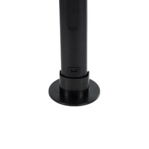 GLOBOSTAR® DIGICOLUMN 76562 Μοντέρνο Επιτραπέζιο Γραμμικό Ψηφιακό Φωτιστικό Digital Pixel Symphony Bar με WiFi Εφαρμογή LED 1.5W 90lm 120° DC 5V με USB-C & Επαναφορτιζόμενη Μπαταρία LiPo 601045 3.7V 280mAh IP20 Πολύχρωμο RGB Dimmable – Μαύρο – Μ5.6 x Π5.6 x Υ21.1cm – 2 Χρόνια Εγγύηση