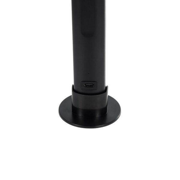 GLOBOSTAR® DIGICOLUMN 76562 Μοντέρνο Επιτραπέζιο Γραμμικό Ψηφιακό Φωτιστικό Digital Pixel Symphony Bar με WiFi Εφαρμογή LED 1.5W 90lm 120° DC 5V με USB-C & Επαναφορτιζόμενη Μπαταρία LiPo 601045 3.7V 280mAh IP20 Πολύχρωμο RGB Dimmable – Μαύρο – Μ5.6 x Π5.6 x Υ21.1cm – 2 Χρόνια Εγγύηση