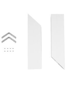 GLOBOSTAR® ALP-CORNER-IN90 BRIGHTRAIL 61780 Επιφανειακό / Κρεμαστό Προφίλ Αλουμινίου Γωνία με Λευκό Γαλακτερό Πατητό Κάλυμμα για Ταινίες LED IP20 – Λευκό Ματ – Μ30 x Π5 x Υ7.5cm