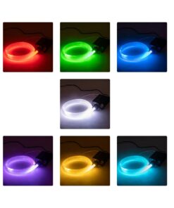 GLOBOSTAR® LUMOFIBRA 79613 Κιτ Συστήματος Οπτικής Ίνας με 150τεμ Φ1mm x Μ200cm & RF Ασύρματο Χειριστήριο LED 5W 200lm 1° AC 220-240V IP20 Πολύχρωμο RGB – Μ11.5 x Π9 x Υ4cm – 2 Χρόνια Εγγύηση