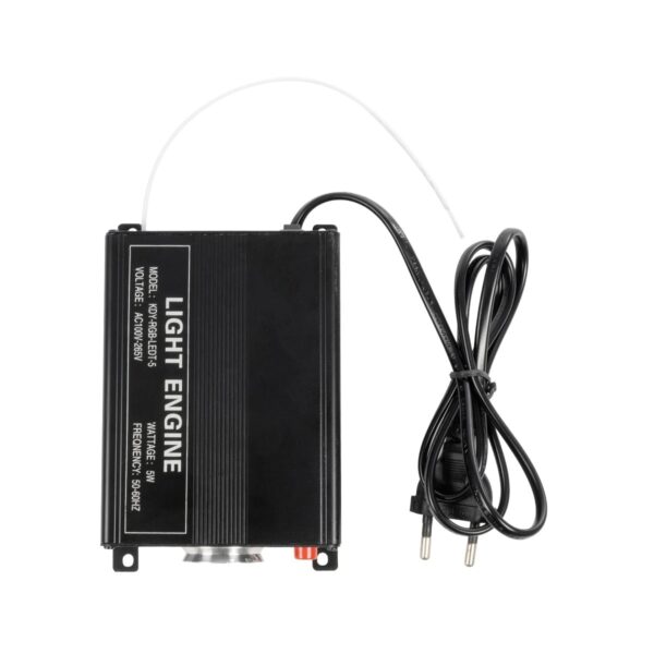 GLOBOSTAR® LUMOFIBRA 79613 Κιτ Συστήματος Οπτικής Ίνας με 150τεμ Φ1mm x Μ200cm & RF Ασύρματο Χειριστήριο LED 5W 200lm 1° AC 220-240V IP20 Πολύχρωμο RGB – Μ11.5 x Π9 x Υ4cm – 2 Χρόνια Εγγύηση