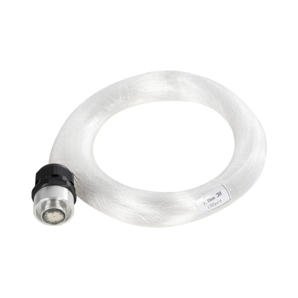 GLOBOSTAR® LUMOFIBRA 79613 Κιτ Συστήματος Οπτικής Ίνας με 150τεμ Φ1mm x Μ200cm & RF Ασύρματο Χειριστήριο LED 5W 200lm 1° AC 220-240V IP20 Πολύχρωμο RGB – Μ11.5 x Π9 x Υ4cm – 2 Χρόνια Εγγύηση