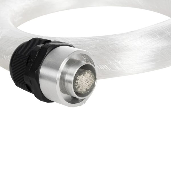 GLOBOSTAR® LUMOFIBRA 79613 Κιτ Συστήματος Οπτικής Ίνας με 150τεμ Φ1mm x Μ200cm & RF Ασύρματο Χειριστήριο LED 5W 200lm 1° AC 220-240V IP20 Πολύχρωμο RGB – Μ11.5 x Π9 x Υ4cm – 2 Χρόνια Εγγύηση