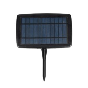 GLOBOSTAR® TWILIGHT 79668 Μοντέρνο Φωτιστικό Κήπου Γιρλάντα 10.5m με 30 Λάμπες & IR Ασύρματο Χειριστήριο LED 18W 1620lm 360° DC 3.7V με Ενσωματωμένο Φωτοβολταϊκό Panel 5.5V 3W & Επαναφορτιζόμενη Μπαταρία Li-ion 3.6V 2×18650 4400mAh Αδιάβροχο IP65 Θερμό Λευκό 2700Κ Dimmable – Sanan SMD Chip – Μαύρο & Διάφανο – Μ1050 x Π4 x Υ7cm – 2 Χρόνια Εγγύηση
