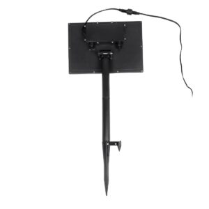 GLOBOSTAR® TWILIGHT 79669 Μοντέρνο Φωτιστικό Κήπου Γιρλάντα 14.5m με 50 Λάμπες LED 30W 2700lm 360° DC 3.6V με Ενσωματωμένο Φωτοβολταϊκό Panel 5.5V 5W & Επαναφορτιζόμενη Μπαταρία Li-ion 3.7V 3×18650 6600mAh Αδιάβροχο IP65 Θερμό Λευκό 2700Κ Dimmable – Sanan SMD Chip – Μαύρο & Διάφανο – Μ1450 x Π4 x Υ7cm – 2 Χρόνια Εγγύηση