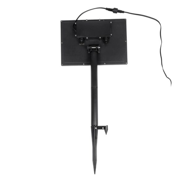 GLOBOSTAR® TWILIGHT 79669 Μοντέρνο Φωτιστικό Κήπου Γιρλάντα 14.5m με 50 Λάμπες LED 30W 2700lm 360° DC 3.6V με Ενσωματωμένο Φωτοβολταϊκό Panel 5.5V 5W & Επαναφορτιζόμενη Μπαταρία Li-ion 3.7V 3×18650 6600mAh Αδιάβροχο IP65 Θερμό Λευκό 2700Κ Dimmable – Sanan SMD Chip – Μαύρο & Διάφανο – Μ1450 x Π4 x Υ7cm – 2 Χρόνια Εγγύηση