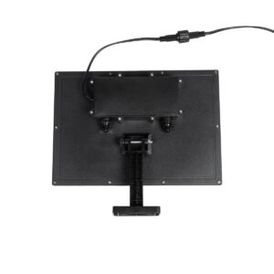 GLOBOSTAR® TWILIGHT 79669 Μοντέρνο Φωτιστικό Κήπου Γιρλάντα 14.5m με 50 Λάμπες LED 30W 2700lm 360° DC 3.6V με Ενσωματωμένο Φωτοβολταϊκό Panel 5.5V 5W & Επαναφορτιζόμενη Μπαταρία Li-ion 3.7V 3×18650 6600mAh Αδιάβροχο IP65 Θερμό Λευκό 2700Κ Dimmable – Sanan SMD Chip – Μαύρο & Διάφανο – Μ1450 x Π4 x Υ7cm – 2 Χρόνια Εγγύηση