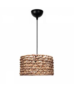 GLOBOSTAR® POMEGRANDE 204-0160 Boho Κρεμαστό Φωτιστικό Οροφής με Ντουί 1 x E27 AC 220-240V IP20 – Καφέ – Μ29 x Π29 x Υ16cm