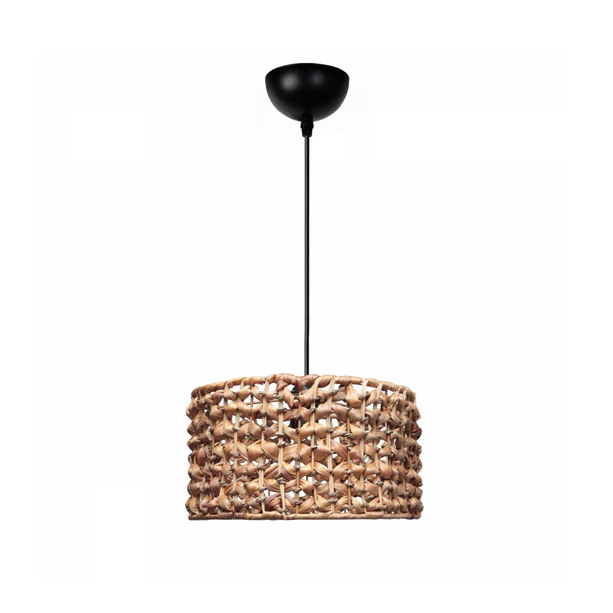 GLOBOSTAR® POMEGRANDE 204-0160 Boho Κρεμαστό Φωτιστικό Οροφής με Ντουί 1 x E27 AC 220-240V IP20 – Καφέ – Μ29 x Π29 x Υ16cm