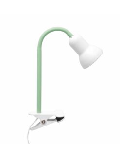 GloboStar® TAVOLO 204-0153 Παιδικό Eπιτραπέζιο Φωτιστικό Μονόφωτο 1 x E14 IP20 Πράσινο & Λευκό – Μ11 x Π9 x Υ35cm