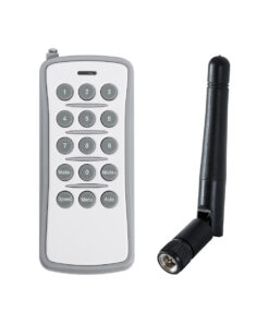 GLOBOSTAR® SEEKWAY-REM 90828 RF Ασύρματο Χειριστήριο & Κεραία για Ψηφιακό Controller Seekway SY-418 DC 12V 1 x 23A Μπαταρία IP20 – Μ5 x Π1.5 x Υ11.5cm – 2 Χρόνια Εγγύηση