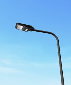 Ηλιακό Φωτιστικό Δρόμου Μαύρο LED 6W 800lm Ψυχρό 6000K IP65 V-TAC με Τηλεχειριστήριο Dimmable – 95532