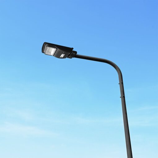 Ηλιακό Φωτιστικό Δρόμου Μαύρο LED 6W 800lm Ψυχρό 6000K IP65 V-TAC με Τηλεχειριστήριο Dimmable – 95532