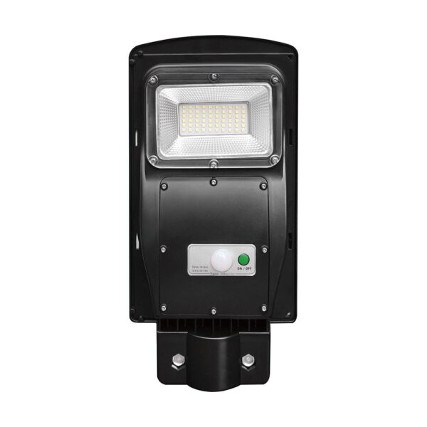 Ηλιακό Φωτιστικό Δρόμου Μαύρο LED 6W 800lm Ψυχρό 6000K IP65 V-TAC με Τηλεχειριστήριο Dimmable – 95532