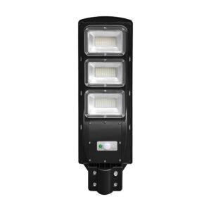 Ηλιακό Φωτιστικό Δρόμου Μαύρο LED 12W 1200lm Ψυχρό Λευκό 6000K IP65 V-TAC – 95534
