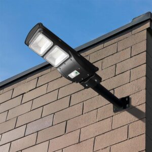 Ηλιακό Φωτιστικό Δρόμου Μαύρο LED 8W 1000lm Ψυχρό 6000K IP65 V-TAC με Τηλεχειριστήριο Dimmable – 98417
