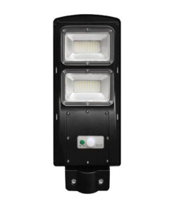 Ηλιακό Φωτιστικό Δρόμου Μαύρο LED 8W 1000lm Ψυχρό 6000K IP65 V-TAC με Τηλεχειριστήριο Dimmable – 98417