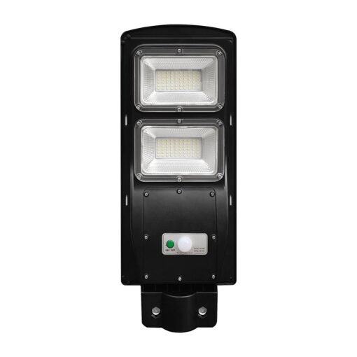 Ηλιακό Φωτιστικό Δρόμου Μαύρο LED 8W 1000lm Ψυχρό 6000K IP65 V-TAC με Τηλεχειριστήριο Dimmable – 98417